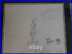 Friz Freleng Rare 2 Signatures, Drawn Numbered  #1 Of 1/ Cel/ Bugs Bunny
