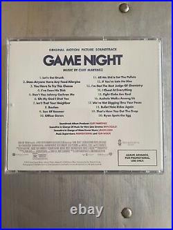 GAME NIGHT Soundtrack PROMO CD Cliff Martinez INCREDIBLY RARE Warner Bros