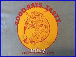 GOOD RATS'TASTY' Vintage T-Shirt 1974 WARNER BROS. Peppi Marchello NM! RARE