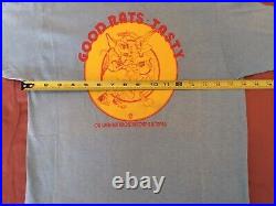 GOOD RATS'TASTY' Vintage T-Shirt 1974 WARNER BROS. Peppi Marchello NM! RARE