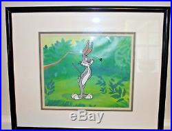 Genuine Authentic Warner Brothers Bugs Bunny Hand Painted Rare Animation Cel