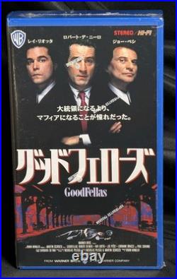Goodfellas (1990 Warner Bros) Sealed VHS Japanese Import RARE? Great Condition