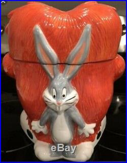 Gossamer Cookie Jar Looney Tunes Bugs Bunny Warner Bros Ceramic Vintage Rare 11