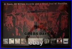 Green Day 15 Years 30 Million Sales RECORD AWARD IN-HOUSE Warner Bros. MEGA RARE