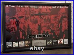 Green Day 15 Years 30 Million Sales RECORD AWARD IN-HOUSE Warner Bros. MEGA RARE