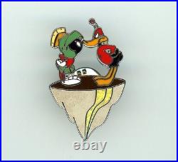 Group of FOUR pins -Warner Brothers Stores- RARE Marvin the Martian space 1994