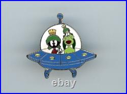 Group of FOUR pins -Warner Brothers Stores- RARE Marvin the Martian space 1994