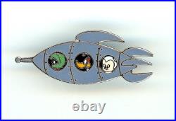 Group of FOUR pins -Warner Brothers Stores- RARE Marvin the Martian space 1994