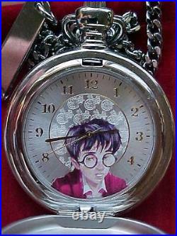HARRY POTTER- RARE WARNER BROTHERS SNITCH POCKET WATCH WithDISPLAY BOX- GORGEOUS