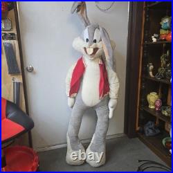 HUGE JUMBO LIFESIZE 58 BUGS BUNNY STUFFED PLUSH RABBIT WARNER BROTHERS Rare