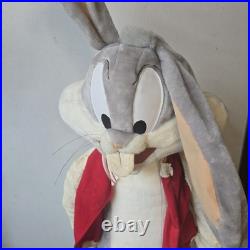 HUGE JUMBO LIFESIZE 58 BUGS BUNNY STUFFED PLUSH RABBIT WARNER BROTHERS Rare