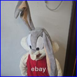 HUGE JUMBO LIFESIZE 58 BUGS BUNNY STUFFED PLUSH RABBIT WARNER BROTHERS Rare