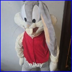 HUGE JUMBO LIFESIZE 58 BUGS BUNNY STUFFED PLUSH RABBIT WARNER BROTHERS Rare