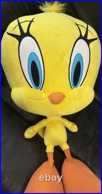 HUGE Plush Tweetie Bird The Looney Tunes Show TM & Warner Bros Vtg RARE 25