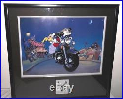 Harley Davidson Warner Brothers Bugs Bunny Cel Softail Sweethearts Rare Art Cell
