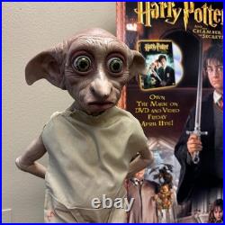 Harry Potter Dobby 2002 Promo Display Statue Life Size Figure Warner Bros Rare