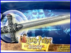 Harry Potter Electronic SWORD OF GRYFFINDOR 2002 Warner Bros Mattel Toy RARE NIB