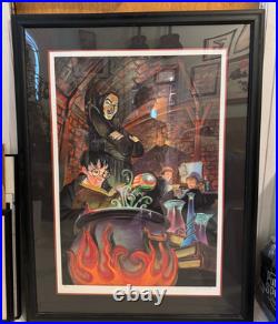 Harry Potter In Potions Class RARE Bode 2000 Giclee Warner Bros SIGNED 82/250