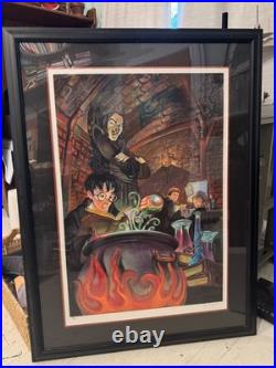 Harry Potter In Potions Class RARE Bode 2000 Giclee Warner Bros SIGNED 82/250