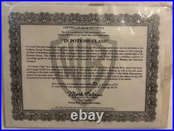 Harry Potter In Potions Class RARE Bode 2000 Giclee Warner Bros SIGNED 82/250
