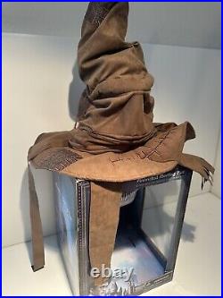 Harry Potter Rare Talking Sorting Hat Wizarding Wizards WARNER Bros With Box 2017