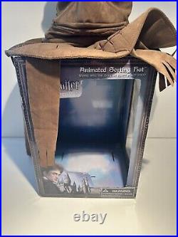 Harry Potter Rare Talking Sorting Hat Wizarding Wizards WARNER Bros With Box 2017