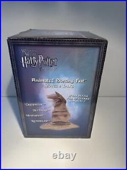 Harry Potter Rare Talking Sorting Hat Wizarding Wizards WARNER Bros With Box 2017