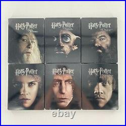 Harry Potter Steelbook Collection Blu-Ray Lot of 6 Years 1-6 Rare Futureshop Ed