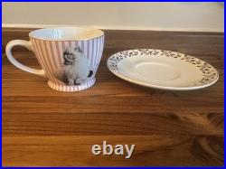 Harry Potter Warner Bros Studios Tour Dolores Umbridge Cat Cup + Saucer Rare