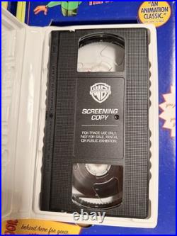 Iron Giant Video Store Promo Display Kit Screener VHS Warner Bros Rare