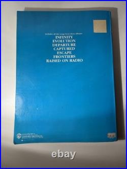 Journey 1987 Music Book Warner Bros RARE COMPLETE FROM infinity To raised