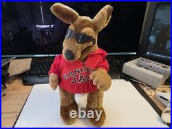 Kangaroo Jack Plush Movie Promo Very Rare HTF Warner bros 2002 Plays Song Works