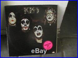 Kiss Self Titled Us Promo 1974 Nb 9001 Warner Bros Hype Vinyl Record Very Rare