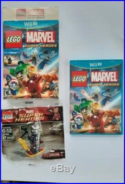 LEGO Marvel Super Heroes Nintendo Wii U SEALED IRON PATRIOT RARE BOX SET