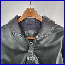 LOONEY TUNES Vintage Leather Warner Bros JACKET L 90s rare hip hop coat