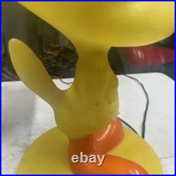 Large 19 TWEETY BIRD Vintage 1960s Lighted Lamp Blow Mold Warner Brothers RARE