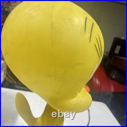 Large 19 TWEETY BIRD Vintage 1960s Lighted Lamp Blow Mold Warner Brothers RARE