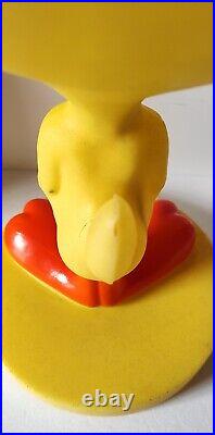 Large 19 TWEETY BIRD Vintage 1960s Lighted Lamp Blow Mold Warner Brothers RARE