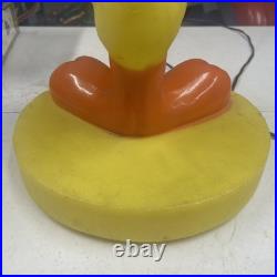 Large 19 TWEETY BIRD Vintage 1960s Lighted Lamp Blow Mold Warner Brothers RARE