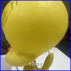 Large 19 TWEETY BIRD Vintage 1960s Lighted Lamp Blow Mold Warner Brothers RARE