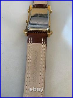 Limited Edition Bugs Bunny Warner Brothers Watch Gold With Leather Strap RARE