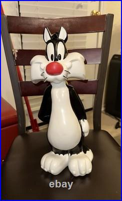 Looney Toons Sylvester & Tweety Bird Warner Bros Store Big Statue 1996 23 Rare