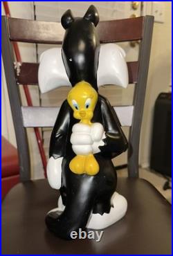 Looney Toons Sylvester & Tweety Bird Warner Bros Store Big Statue 1996 23 Rare