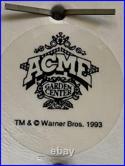 Looney Tunes ACME Garden Center Bugs Bunny Warner Bros Thermometer 1993 RARE