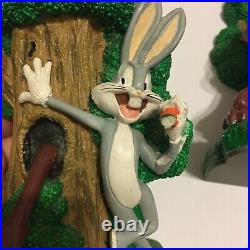 Looney Tunes Bookends Bugs Bunny and Taz Warner Bros Studio Vintage 1994 Rare
