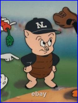 Looney Tunes Doctoring Daffy Cel Signed by Charles McKimson 112/250 Ltd RARE