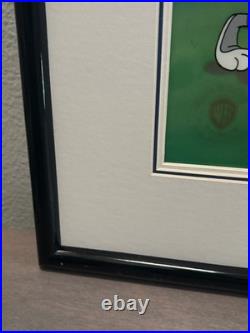 Looney Tunes Doctoring Daffy Cel Signed by Charles McKimson 112/250 Ltd RARE