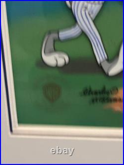 Looney Tunes Doctoring Daffy Cel Signed by Charles McKimson 112/250 Ltd RARE