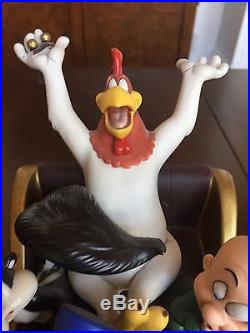 Looney Tunes Laughing All the Way Sleigh Figurine Rare Collectible 315/1200