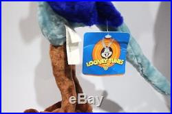 Looney Tunes ROADRUNNER Plush Stuffed Animal 1997 Warner Bros Large 24 RARE